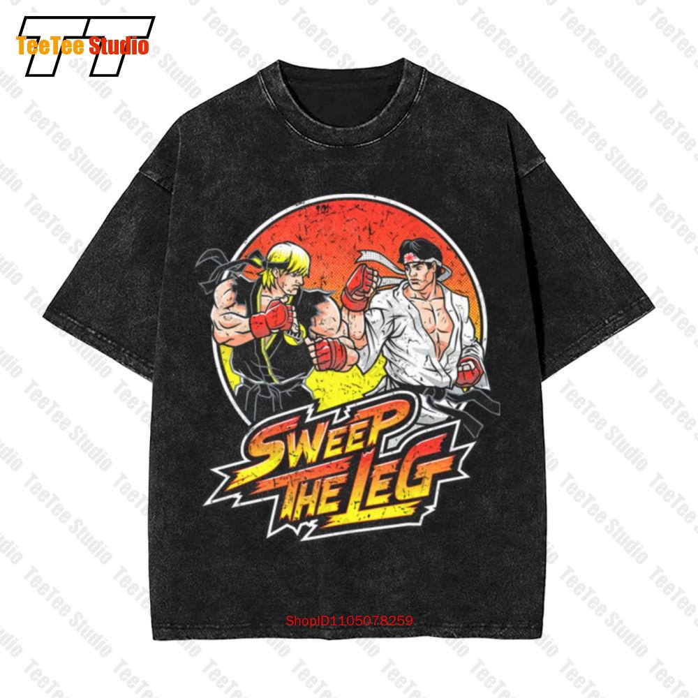 Sweep The Leg Street Gamer Vintage Oversized TShirt QHTG S