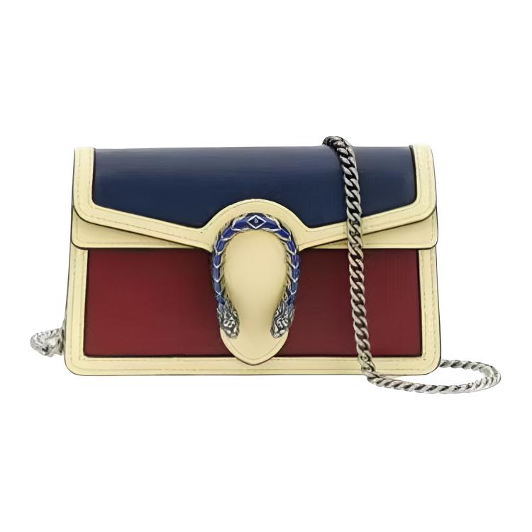 

Gucci Dionysus Colorblock Leather Chain Crossbody Bag for Daily Party Shopping 476432-18YHN-6666 Basic Set (Bag+Dust Bag)
