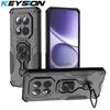 KEYSION Shockproof Armor Case for Xiaomi POCO M8 Pro 5G Silicone+PC Upright Metal Live Ring Stand Phone Back Cover for POCO M8 5G