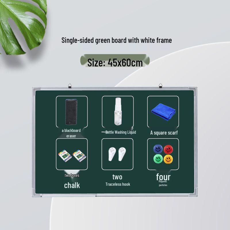 Children's Erasable Magnetic Blackboard for Home, Teaching, and Office Use