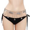 Coin Pendant Tassel Waist Chain Belt Belly Dance Body Chain Fashion Metal Body Chain  Beach