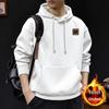 Men's Heavyweight Plus Velvet Casual Loose Hoodie - Autumn/Winter American Trendy Style