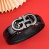 Men'S New Belt Leather Travel Premium Business Belt Simple Casual Versatile Automatic Buckle Belt Men