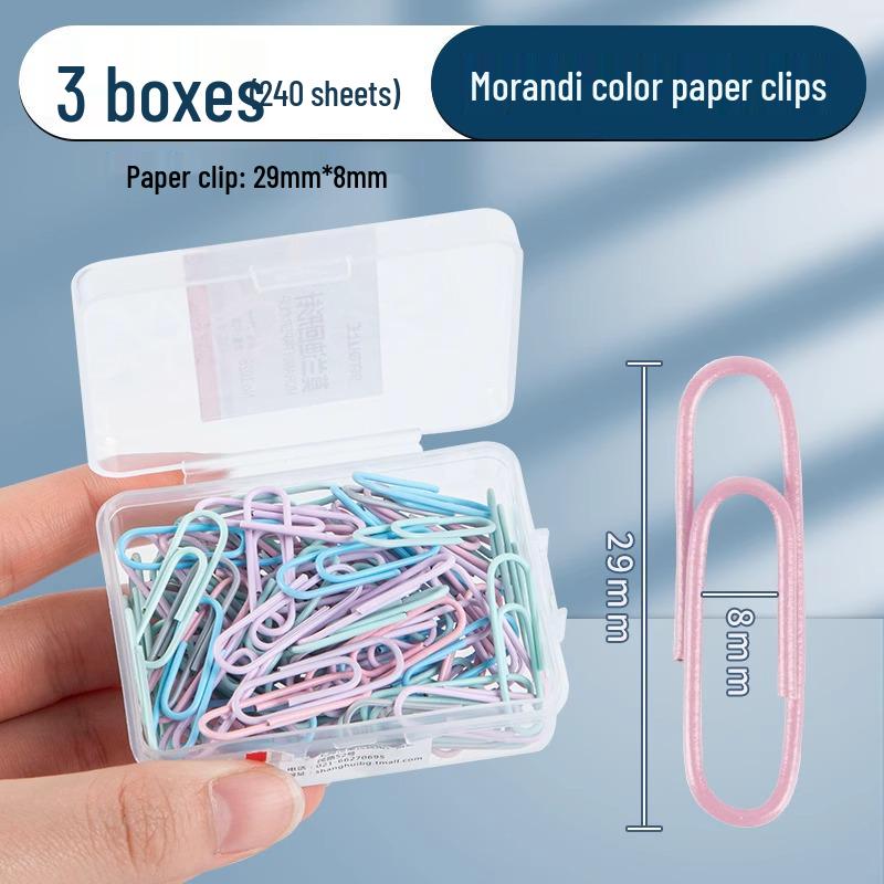 

Набор цветных скрепок, 240 штук: Канцелярские товары, Закладки для файлов, Поворотные булавки