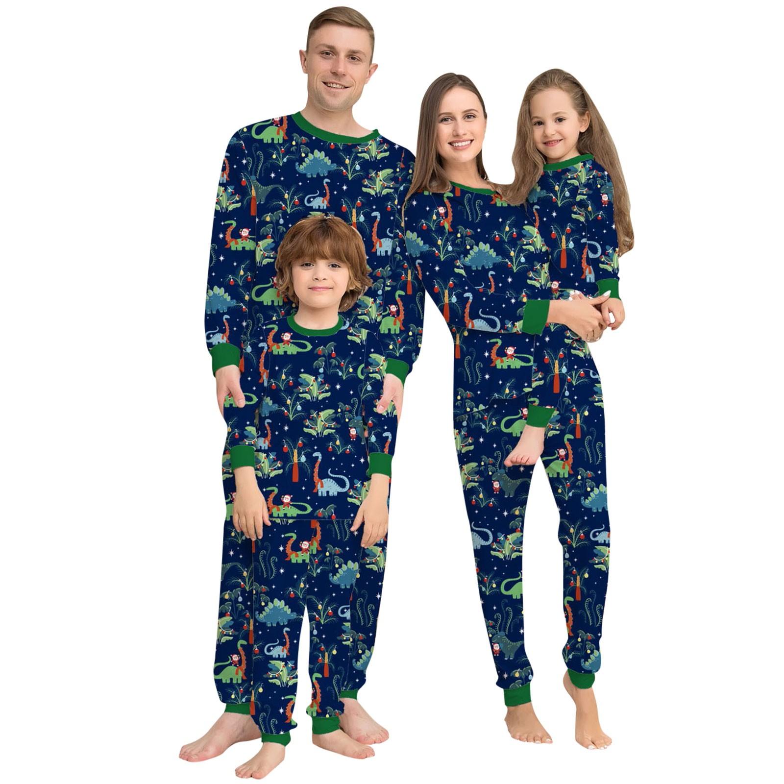 

Рождественский семейный комплект для родителей и детей с домашним принтом РОЖДЕСТВЕНСКАЯ ПИЖАМА, комплект из двух предметов