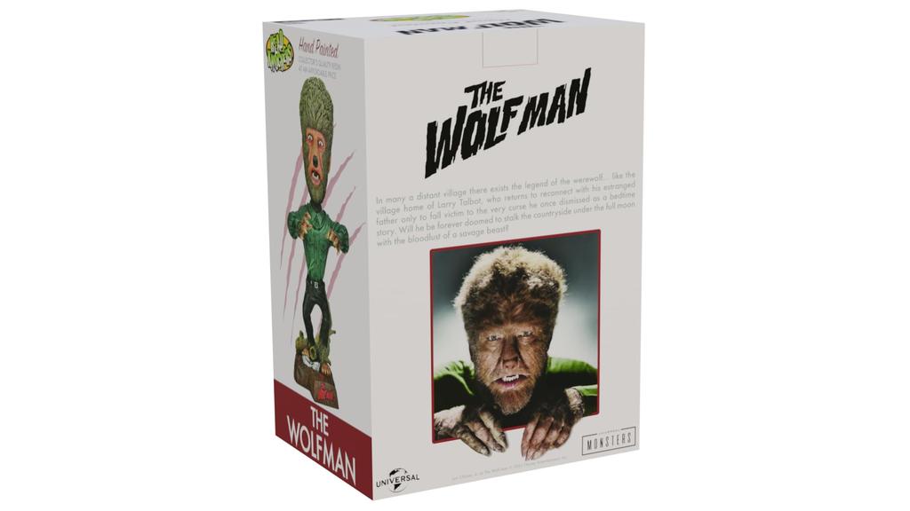 NECA Universal Monsters Head Knocker Wolfman 20cm