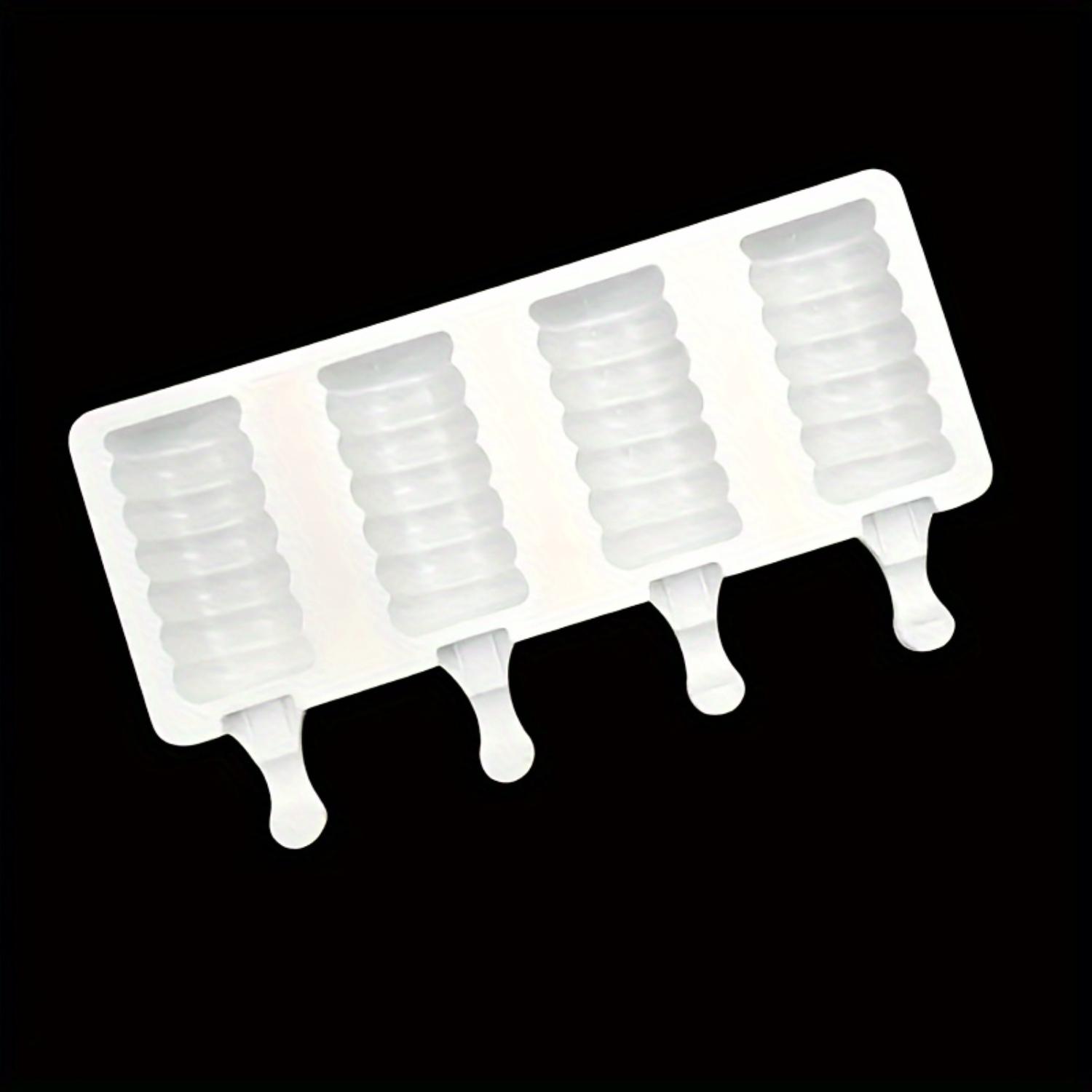 

Силиконовые спиральные формы для мороженого из 2 частей - Не содержат БФА Форма для мороженого и сорбета с 4 ячейками Для использования Формы для кубиков льда Форма для льда