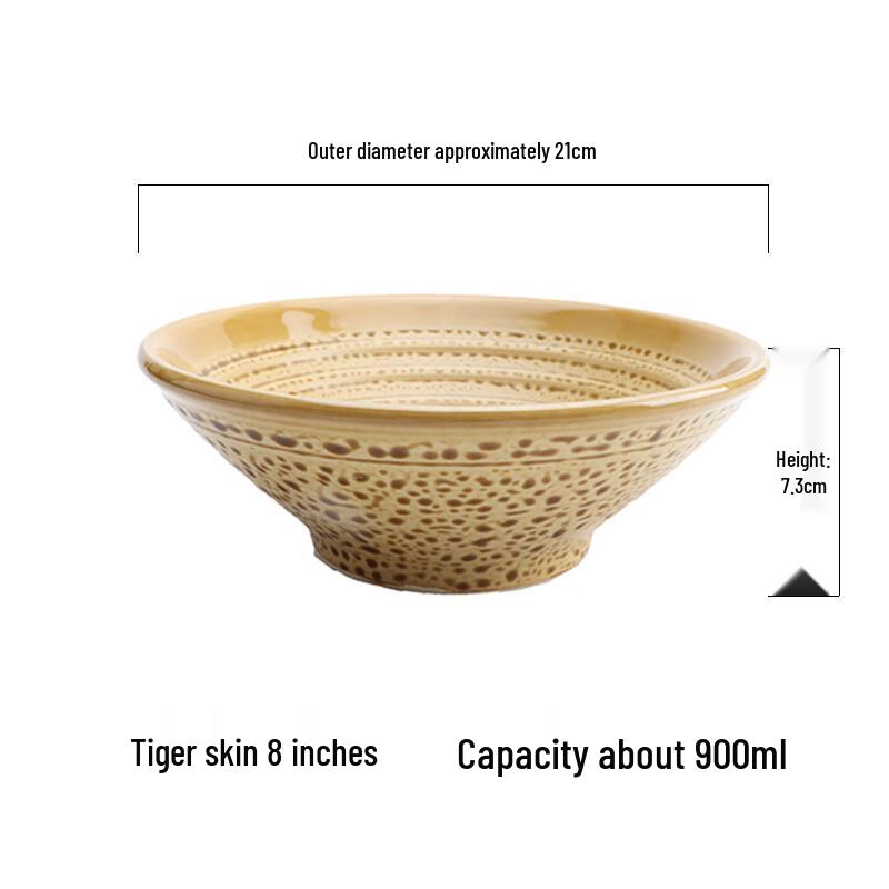 Chinese Ceramic Ramen Noodle Bowl