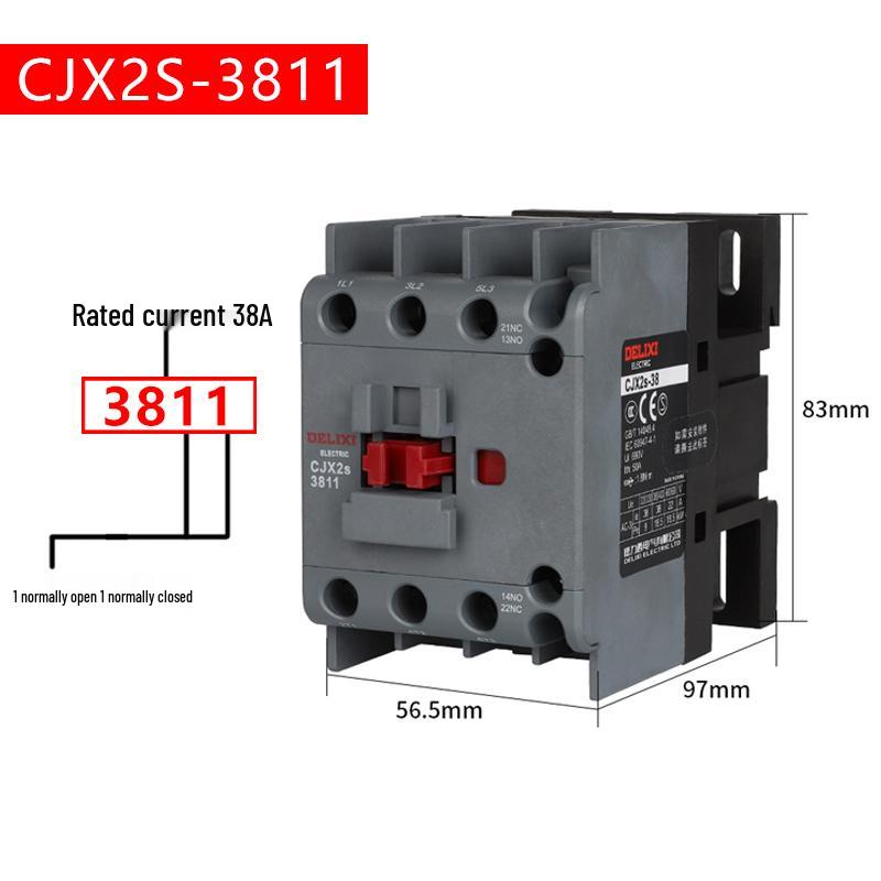 DELIXI AC Contactor Switch CJX2 Series (1210-95) 220V