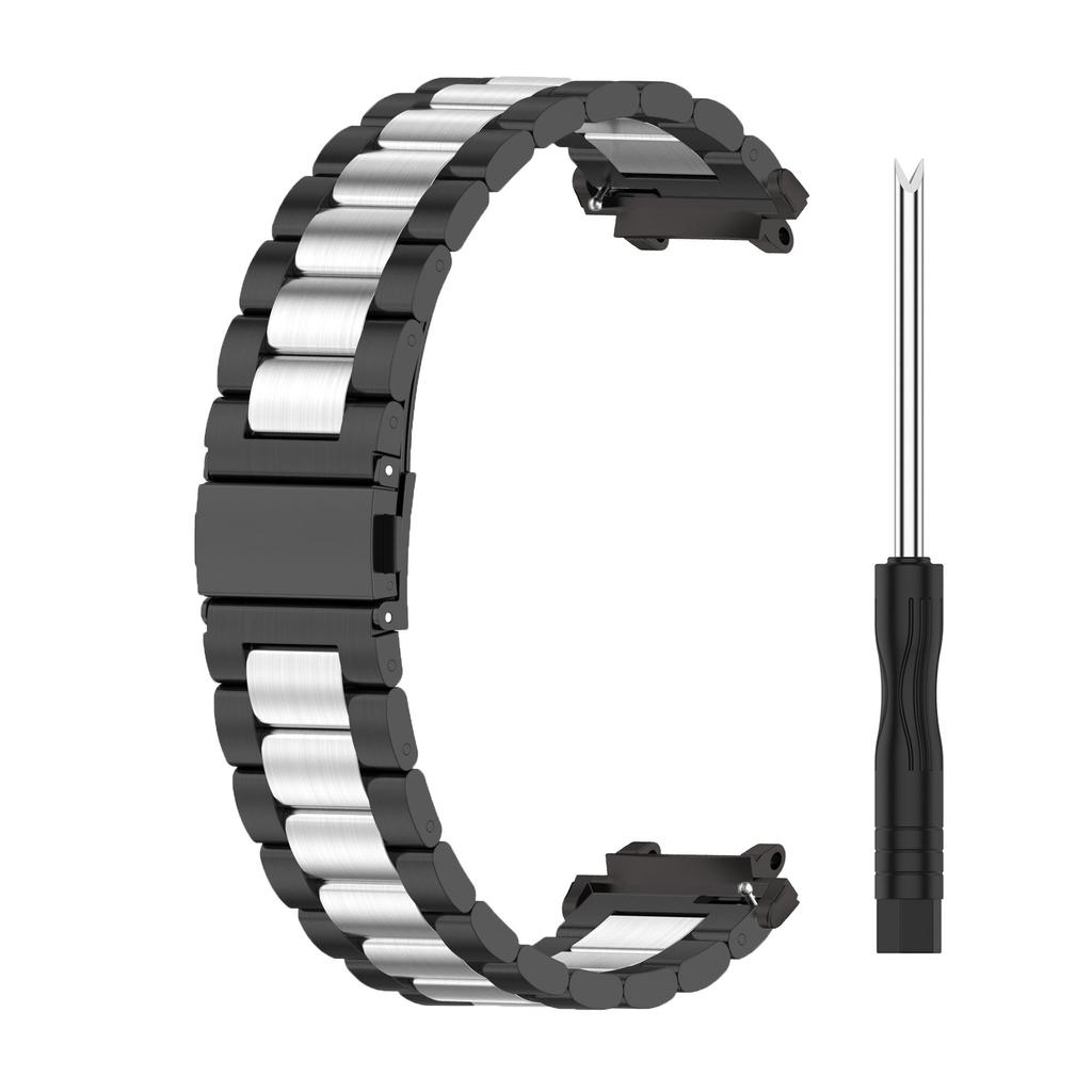 Solid Stainless Steel Strap Compatible for Amazfit T Rex2 Replacement Straps Metal Watch Band