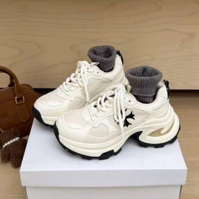 Plateau-Sportschuhe mit Blumenmuster, Modell 22, Frühlingsschuhe für Väter, Laufschuhe, trendige Schuhe