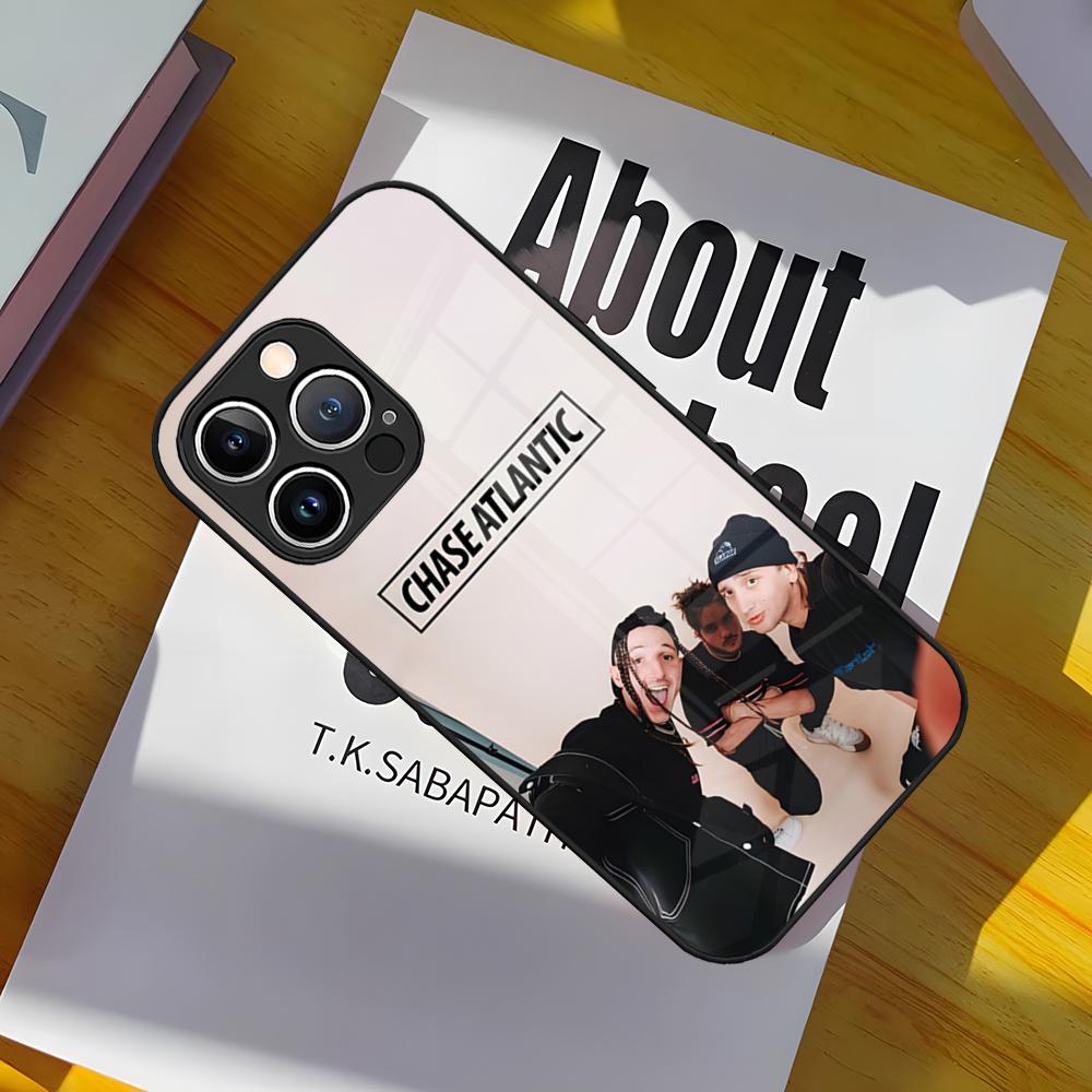 

Chase Atlantic Music Group Phone Case Glass Cover For IPhone 17 15 Pro Max 14 Pro 16 12 11 13 Mini X XR XS 8 7 Plus SE iPhone15 Pro