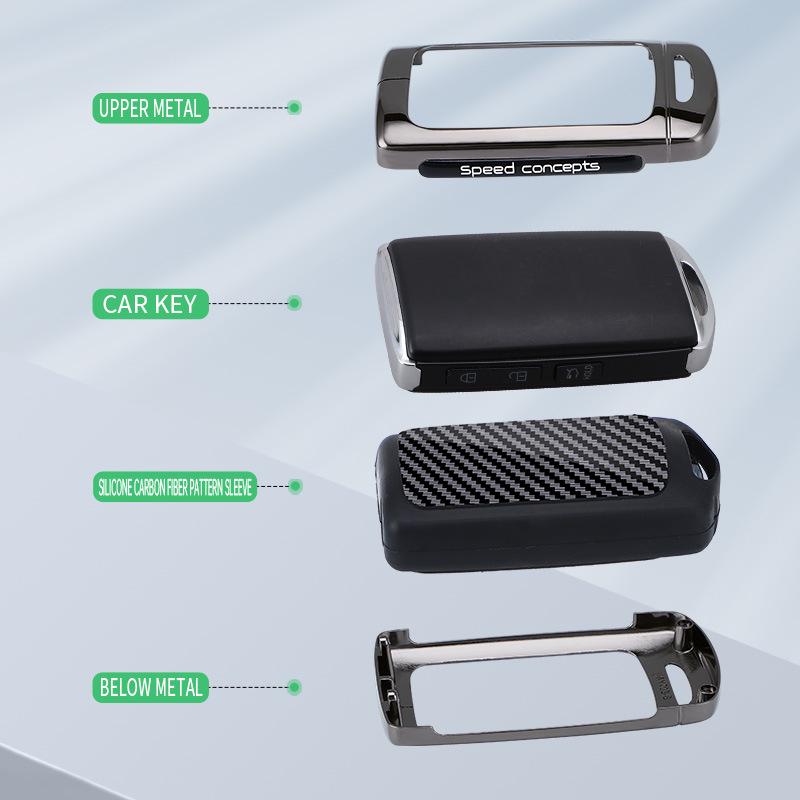 Mazda Car Key Case for Mazda 3, CX4, CX5, CX30, CX50 - Full Coverage Protective Shell for Men & Women