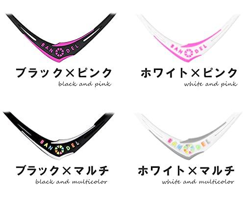 BANDEL Cross Necklace (Black and White) 45cm Strap, 2.0mm Thickness, 2017 Model