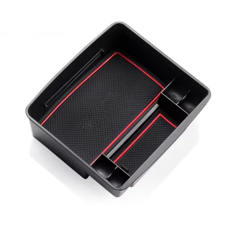 for Toyota Land Cruiser Prado 150 FJ150  Auto Armrest Box Storage Tray Organizer Coin Car Interior Accessories Black