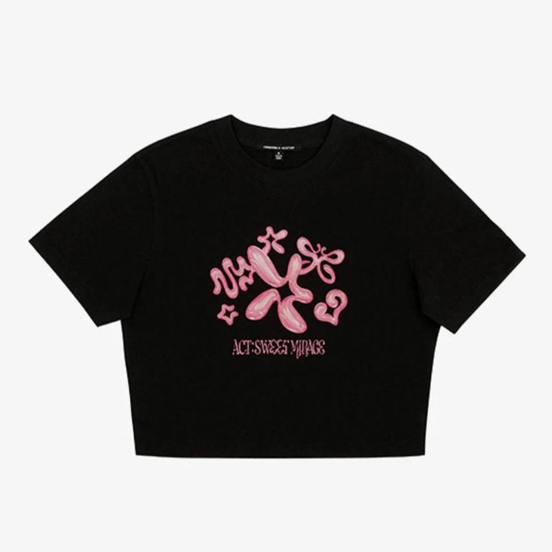 

[USED] Tuva TXT ACT:SWEET MIRAGE Crop T-Shirt M