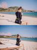 Women's Quick-Drying Breathable Split Swimsuit - Japanese & Korean Style, Conservative Diving Swimwear