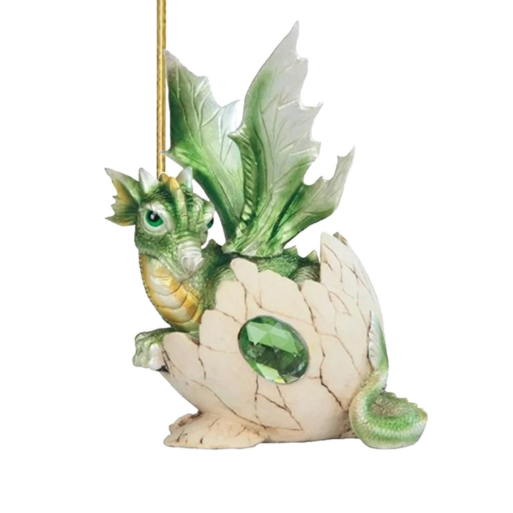Christmas Dragon Baby Hanging Decor Exquisite Dragon Hanging Ornaments Realistic Dragon Egg Hanging Pendant for Xmas Party Decor