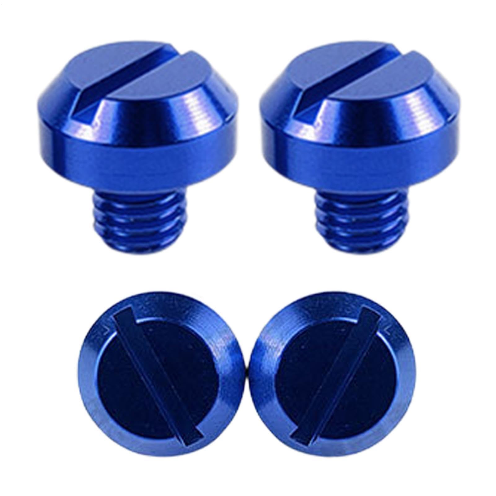 

Motorcycle Mirror Screws, 2 Pcs Universal Auto By Mirror Hole Bolt, Otoby s Rearview Mirror Antitooth M8 синій