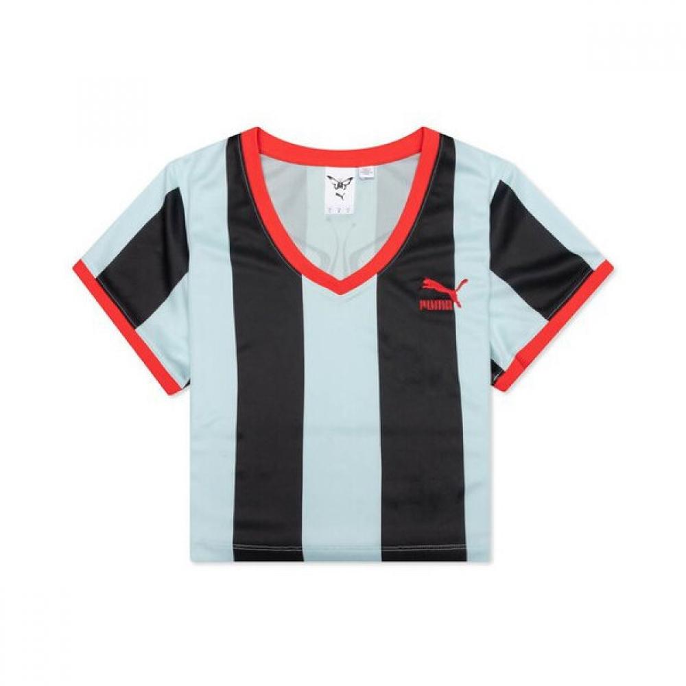

Puma Half Club Puma Puma Women S Dua Lipa Stripe Slim Tea 536637 89 XS