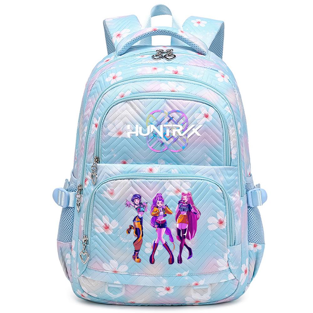 Cartoon K-Pop Printed Backpack Student Teenager Bookbag for Boy Girl Schoolbag Kid Gift Women Large Capacity Waterproof Travel Bag Mochila