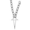 Catene per Collo Choker Rock Twist Colore Argento Spesse e Robuste Gioielli da Festa