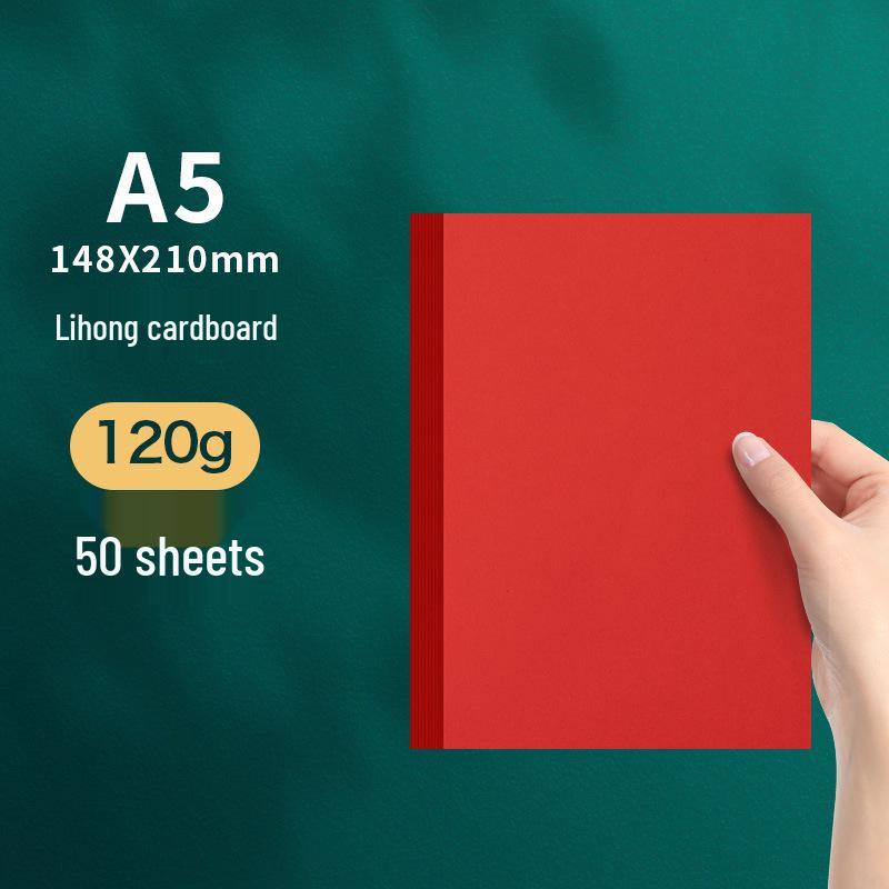 

Yuan Hao Ручная работа Красный картон Квадратные листы формата A4, Большие размеры 4kA3A5