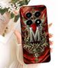 For Realme 13Pro 5G RMX3990 RMX3989 Phone Case For Realme 13 Pro 5G Cover Luxury A-Z Letters 2D Painted Silicone Casing