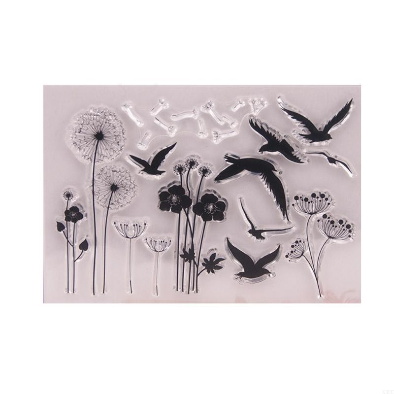 

Clear Silicone Seal Stamp For DIY Album Scrapbooking Photo Card Decor X3UC чистый