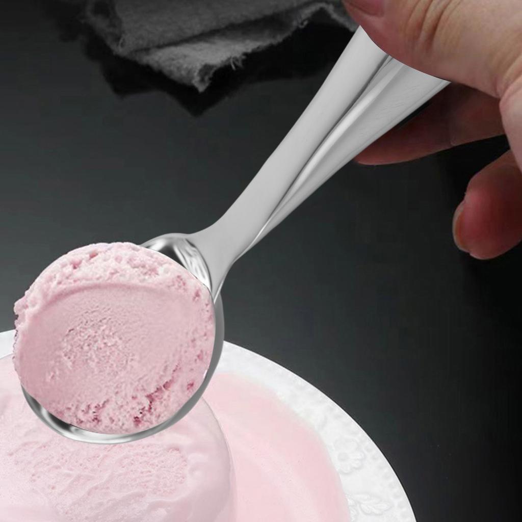 Firm Grip Ice Cream Scoop Ice Cream Scoop Rust-Resistant Seamless Design High Quality Long Handle Scoop For Cookie Dough