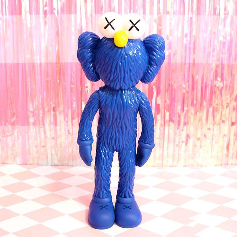 Vibrant 12-inch Kaws Exhibition Sesame Street Kaws Bff Pvc Doll For Collectors
