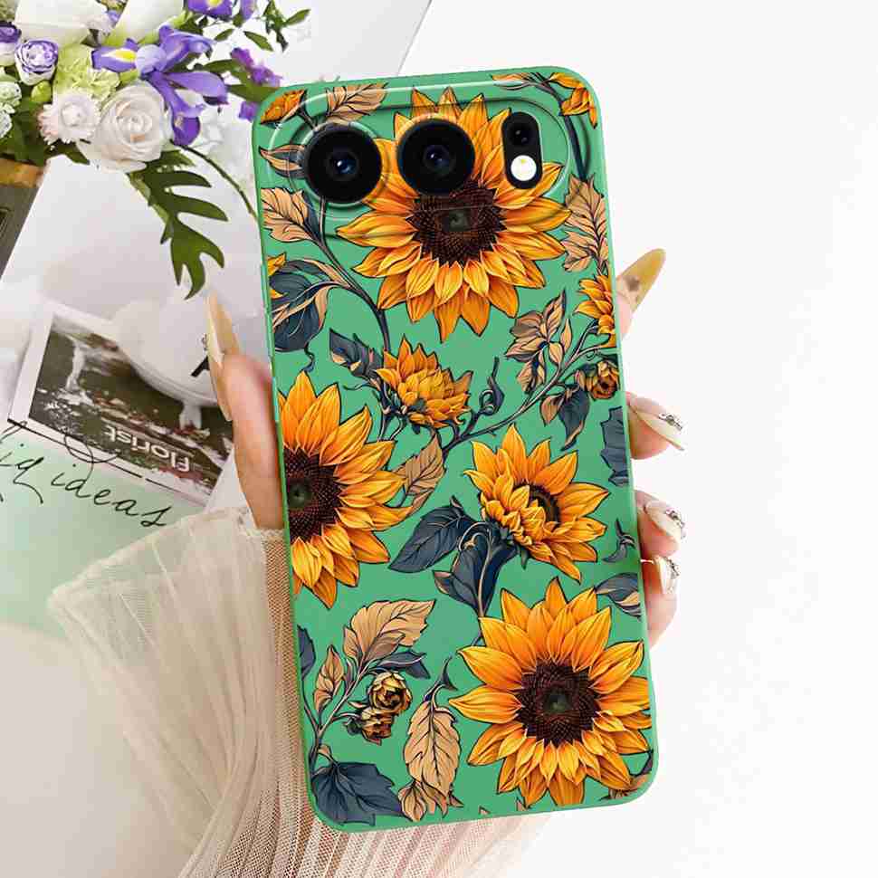 New Design For Honor 500 5G 6.55" Case Sunflower Cartoon Silicone Back Cover For Honor500 HONOR 500 5G MEY-AN00 Phone Cases