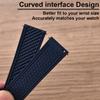 Professional Diving Watch Band FKM Rubber Strap 18mm 20mm 22mm 24mm Quick Release Bullet Shape for  Dive Watch Waterproof Durabl