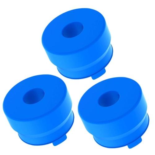 3-Piece Silicone Water Jug Lid, Reusable Water Jug Cap, Sealing Cover for Water Bucket, Silicone Cover for Water Bottle, Leak-Proof