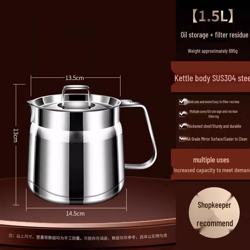 304 Stainless Steel Oil Filter Pot