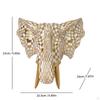 Decorative Elephant Head To Hang On The Wall, Wall Sculpture for Home Or Office.