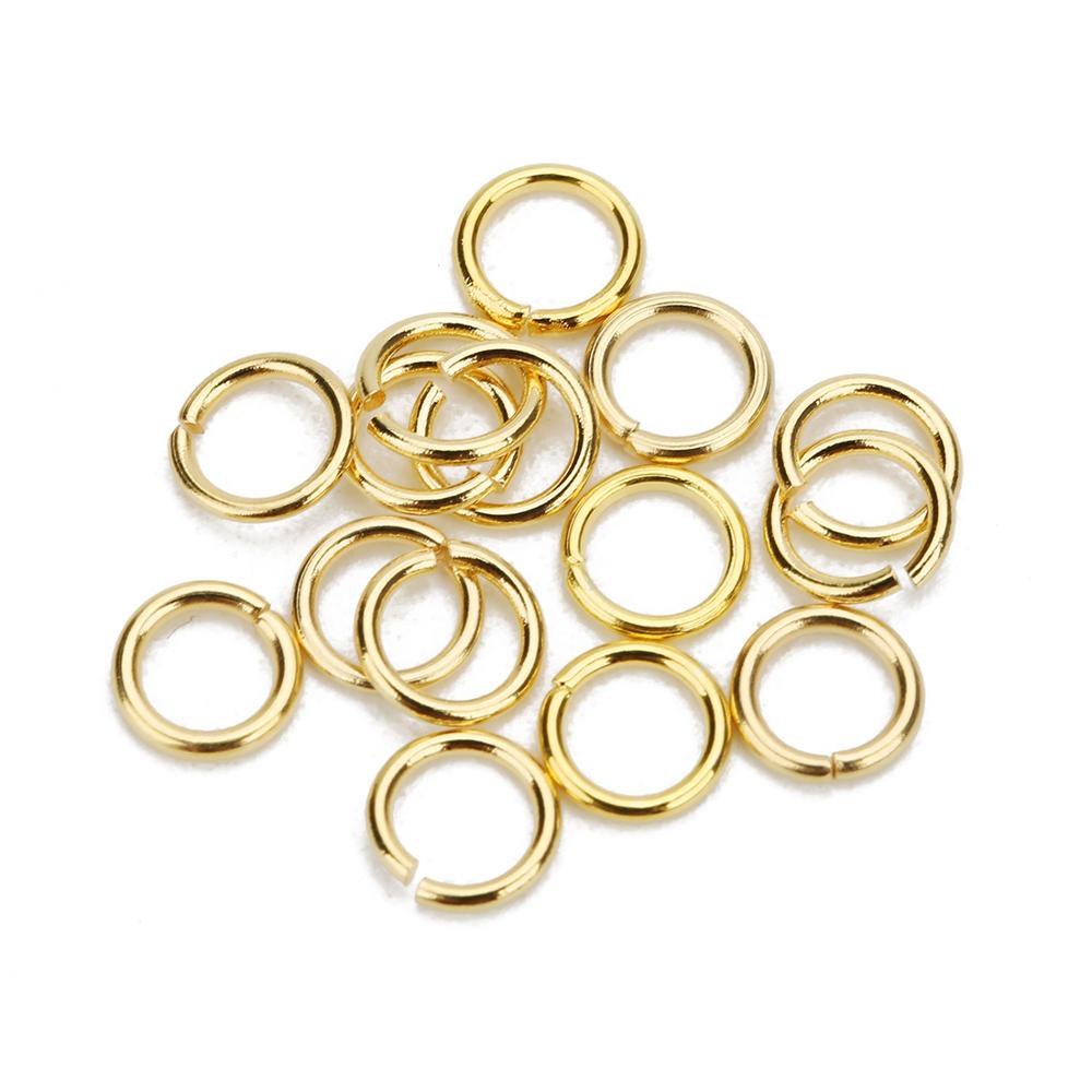 100pcs 3-10mm Stainless Steel Open Jump Rings Split Rings Link Loop For DIY Jewelry Making Findings Connector Wholesale