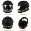 HORIZONHELMETS Full Face Matte LAMP 3 Rainbow Helmet, Black, (Small 54-55cm)