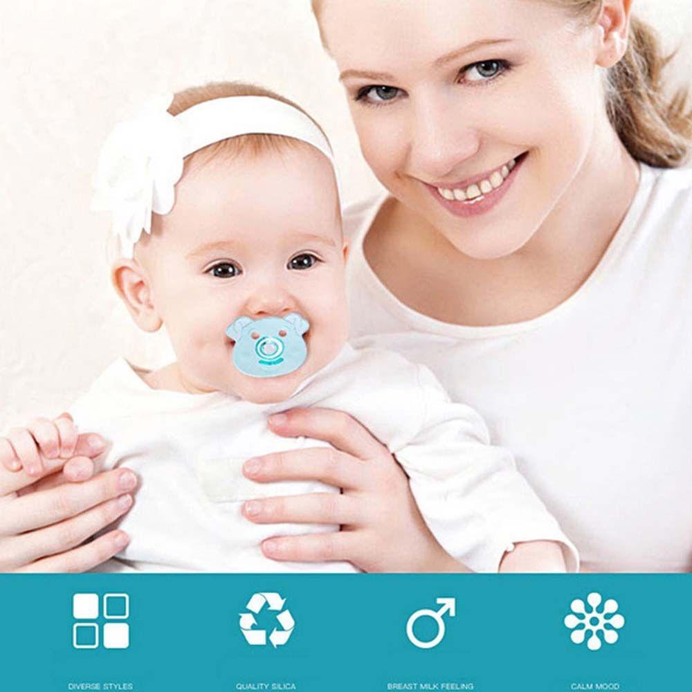 Molar Cartoon Chewable Nursing Soother Toy Silicone Pacifier Sleeping Pacifier Baby Pacifier