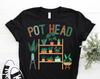 Pot Head Gardening Potted Succulent Plant Gardener Garden Funny Cute T-Shirt, Plants Lover Gardeners Gifts, Succa Cactus, Mom Mother's Day,