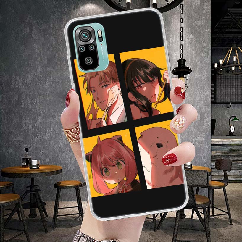 Anime Spy Family Soft Phone Case For Xiaomi Redmi Note 15 14 14S 13 12 Pro Plus 12S 11 11S 11E 10 10S 11T 5G Fundas Coque Redmi