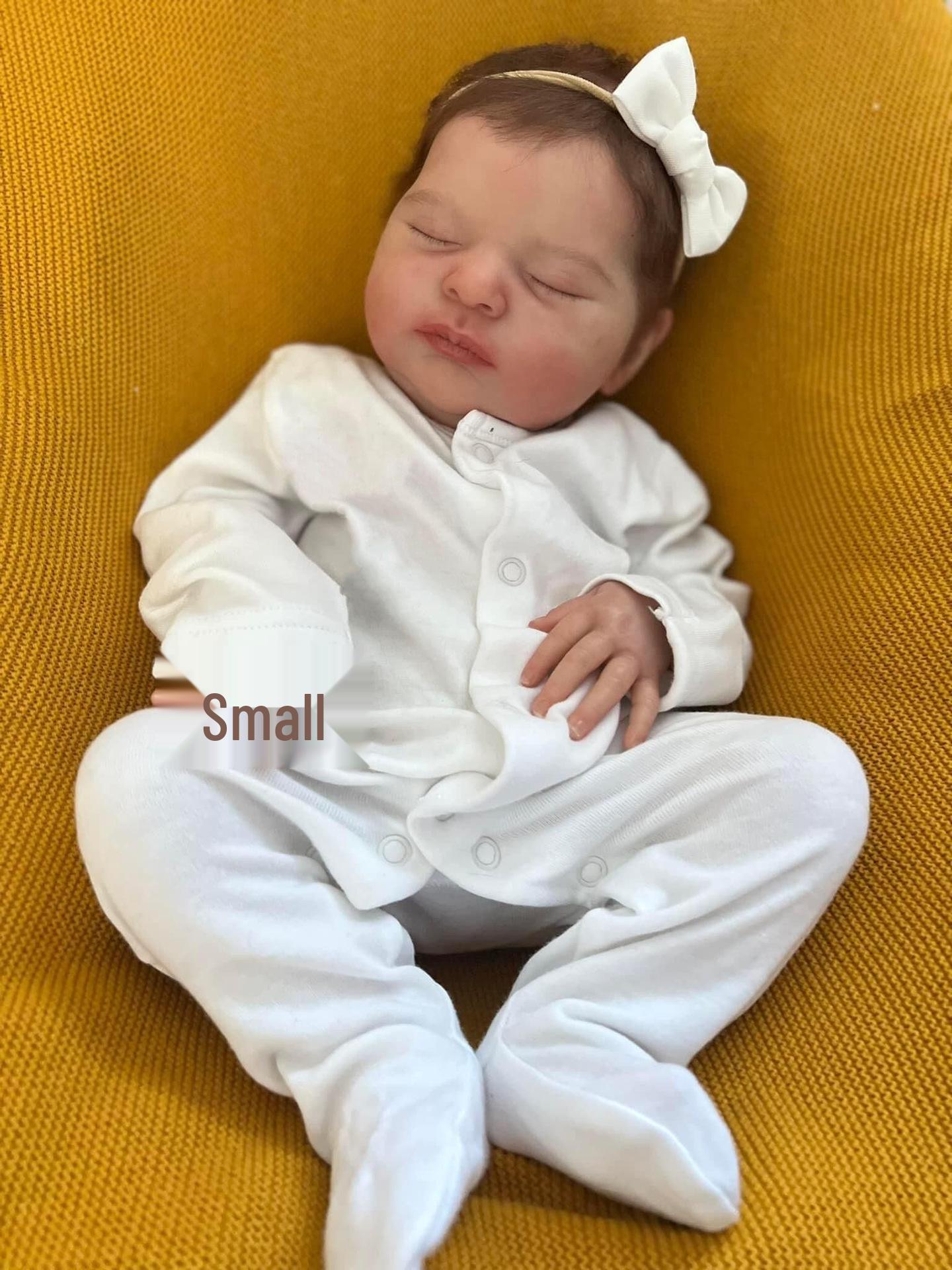 19-Inch Reborn Baby Simulation Doll - Newborn Baby Design, One Piece for Drop Shipping 19 inches