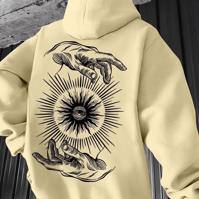 2025 Men s Spring Fashion Casual Versatile Top: European and American Style Cross-border Hoodie L
