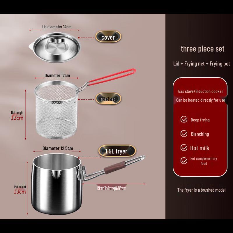 ZISIZ 316 Stainless Steel Multi-functional Pot