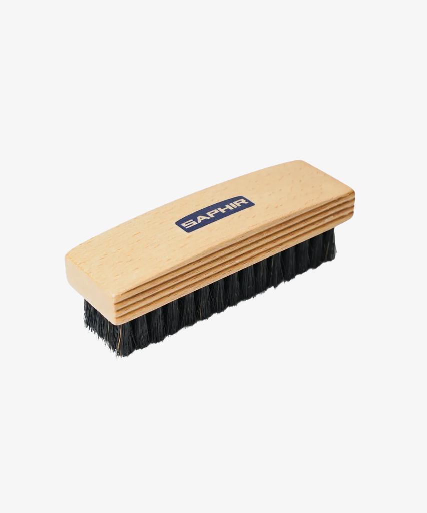 Saphir Shoe Dust Removal & Polishing Boar Bristle Brush 12.5Cm