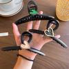 Black Grab Clip Female Large High-end Hair Volume Shark Clip High-end Hairpin Back Head Headdress