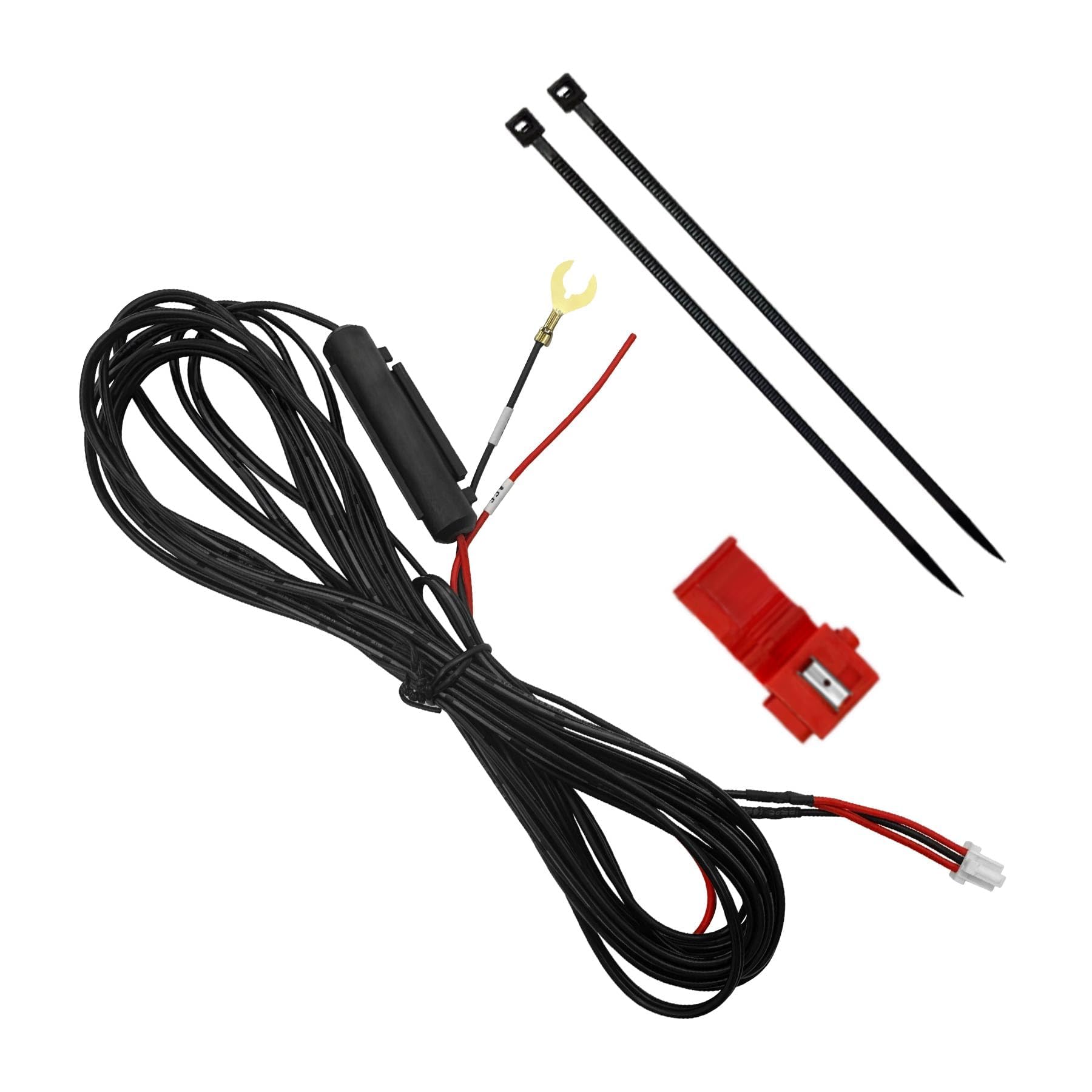 

KONPON Жгут проводов для видеорегистратора Совместимый с COMTEC Кабель для проводки видеорегистратора Длина Предохранитель 2А Легкая установка / / / Прибл.. 4,0 м / Встроенный /