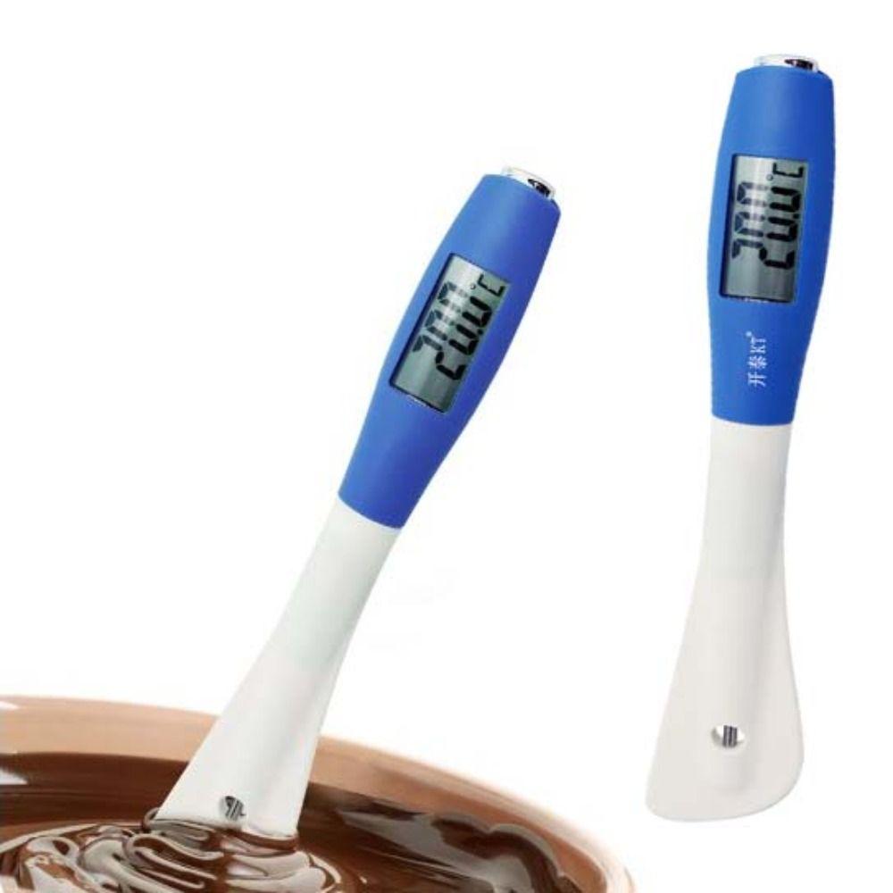 Silicone Candy Spatula Thermometer Units Convertible Instant Read Digital Thermometer Sensitive 2 In 1 Probe Thermometer Syrups