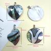 Seashell Heart Shaped Pendant Jewelry With Handcrafted Shell And Pearl For Casual Wear