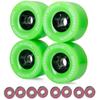 Vanpro Electric Skateboard 78AA High Elasticity Wheels, 4-Piece, 9052mm, Hardness, (Fluorescent Green)
